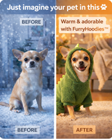 Ultra-soft fleece hoodie for winter comfort ❄️ Designed for small dogs & cats 🐾 Limited stock available — shop now 🛒