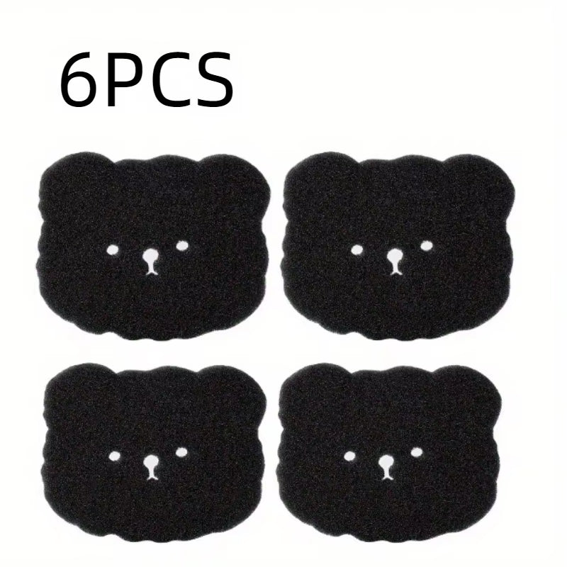 4/8PCS Pet Hair Remover Bear Shape Laundry Ball Washing Machine Lint Catcher Reusable Clothes Sofa Cat Dog Hair Cleaning Sponge