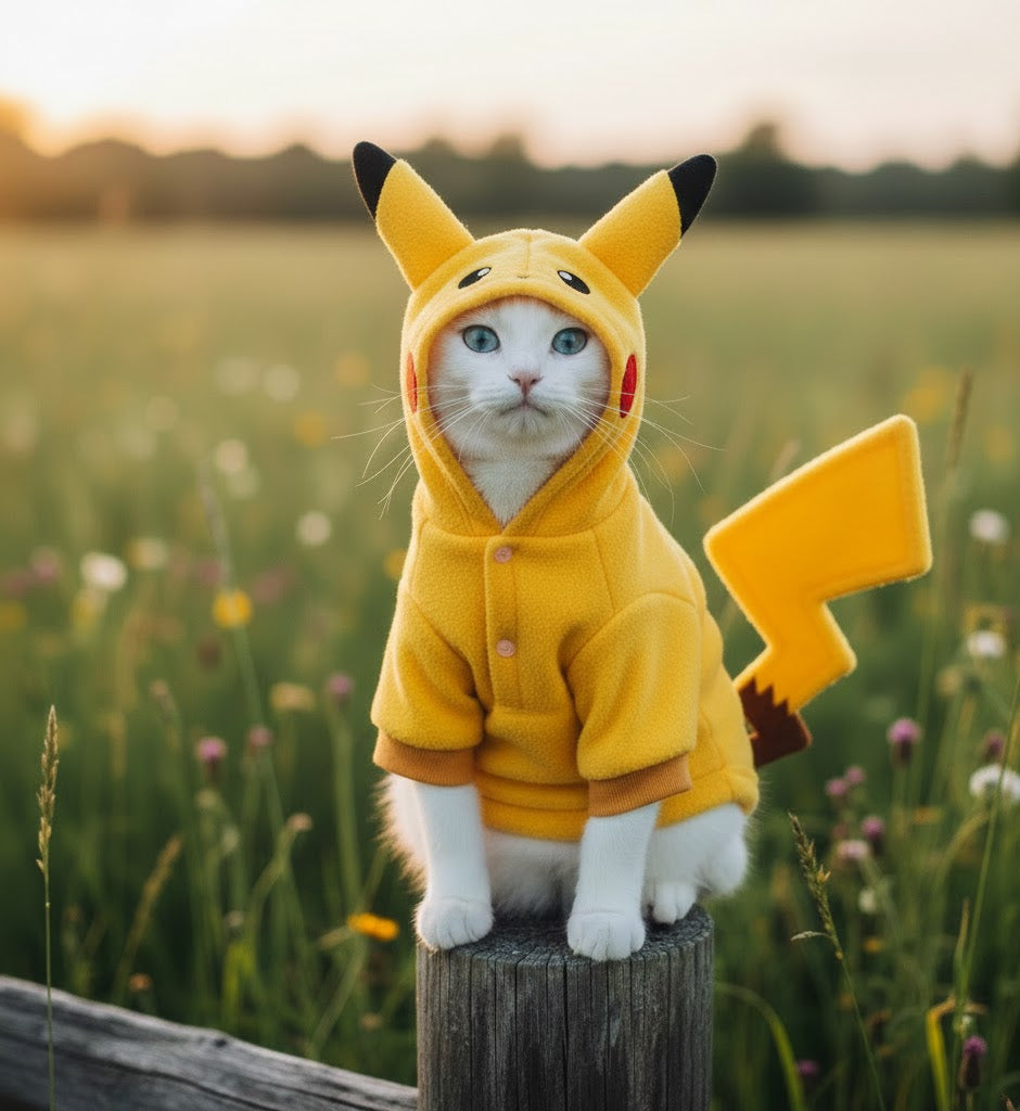 Ultra-soft fleece hoodie for winter comfort ❄️ Designed for small dogs & cats 🐾 Limited stock available — shop now 🛒