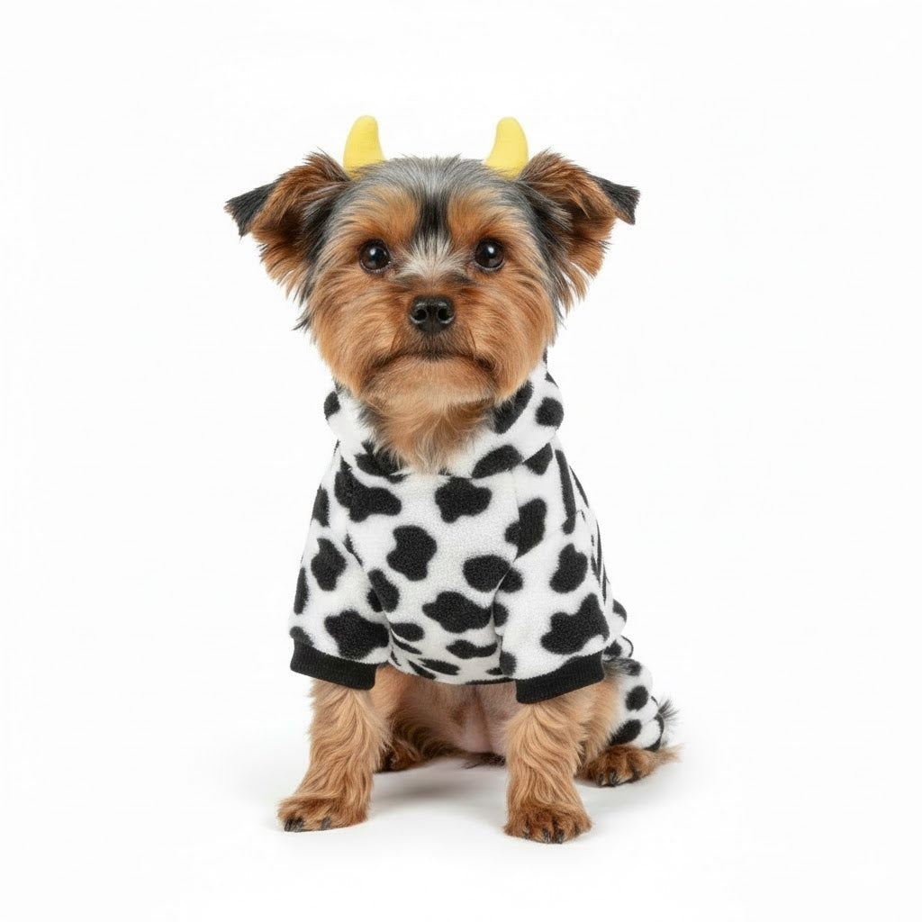 Ultra-soft fleece hoodie for winter comfort ❄️ Designed for small dogs & cats 🐾 Limited stock available — shop now 🛒